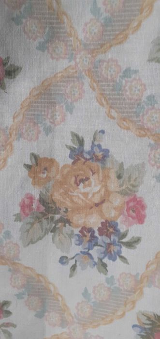 Zaslony długie bawełniane kwiaty