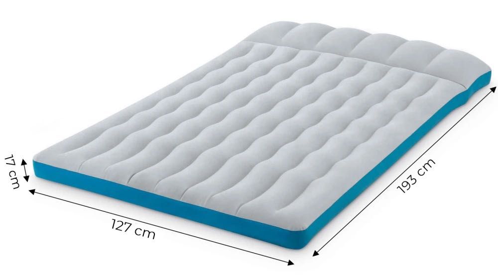 Dmuchany Materac Intex 67999 • 2 Osobowy • 193x127x17 Cm • Welurowy