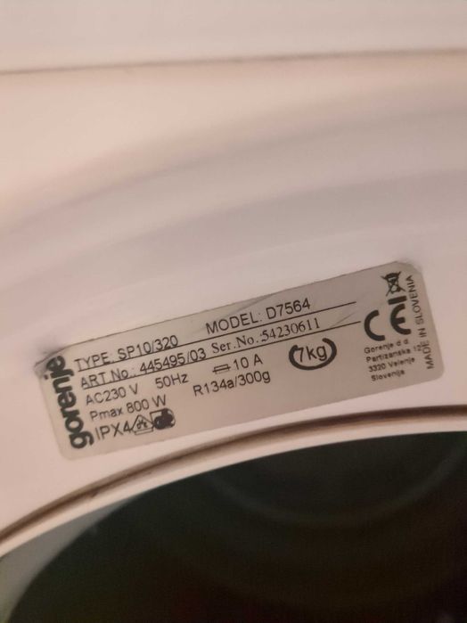 Suszarka Gorenje SensoCare D7564 7KG