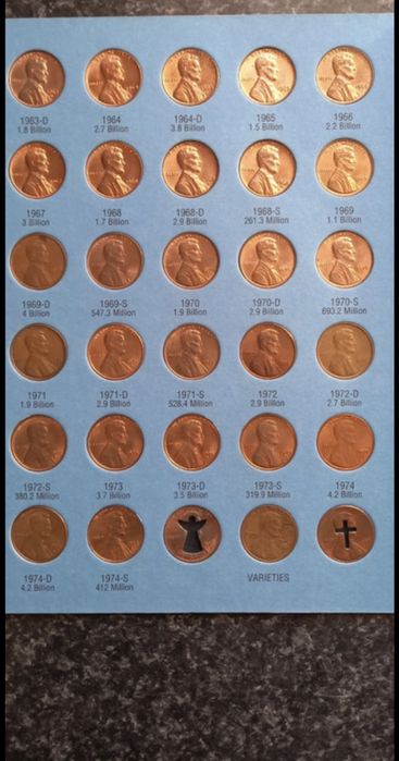 U.S.A lincoln pieces cents Album