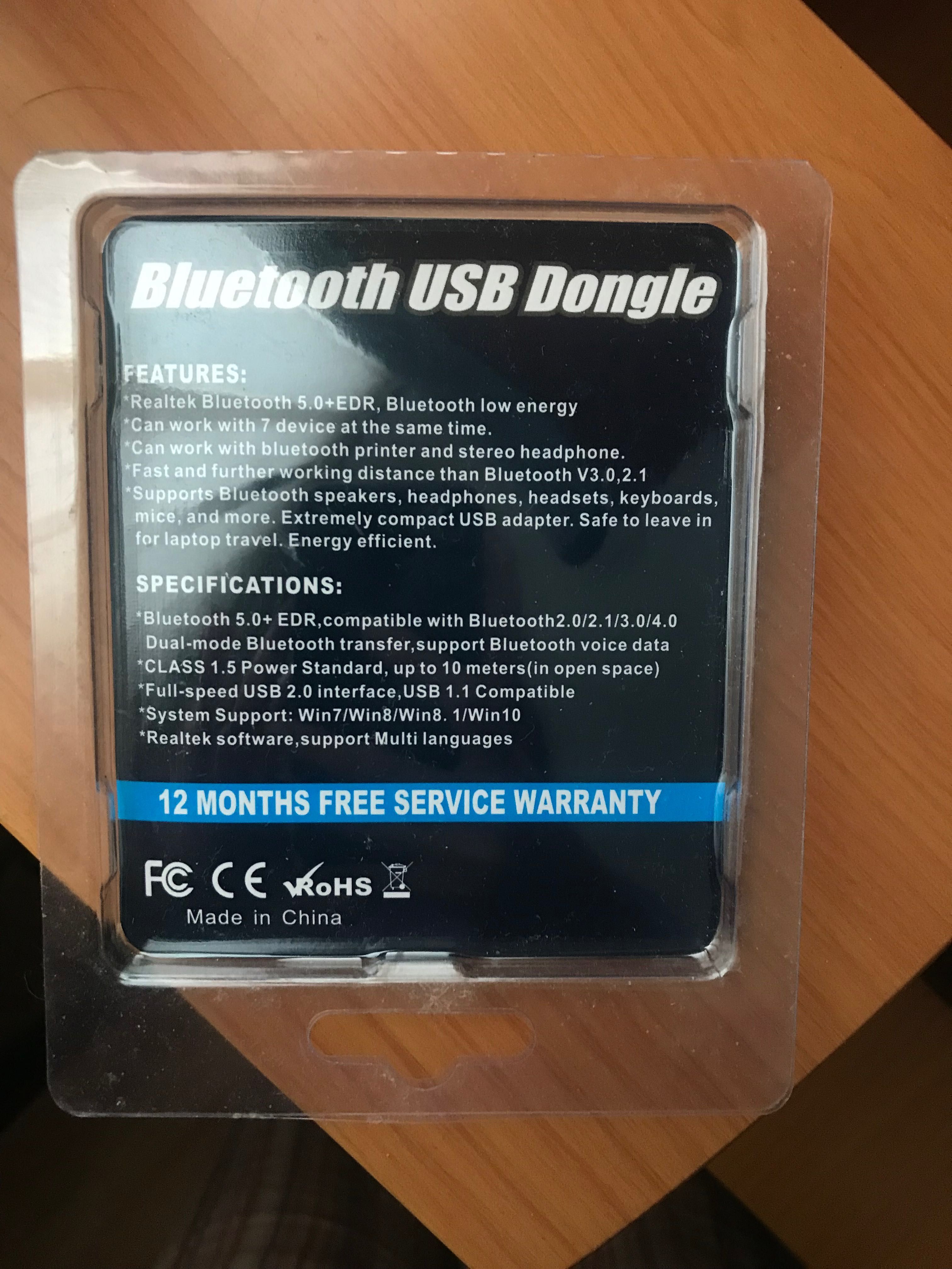 mini size usb bluetooth dongle bluetooth 5.0+edr