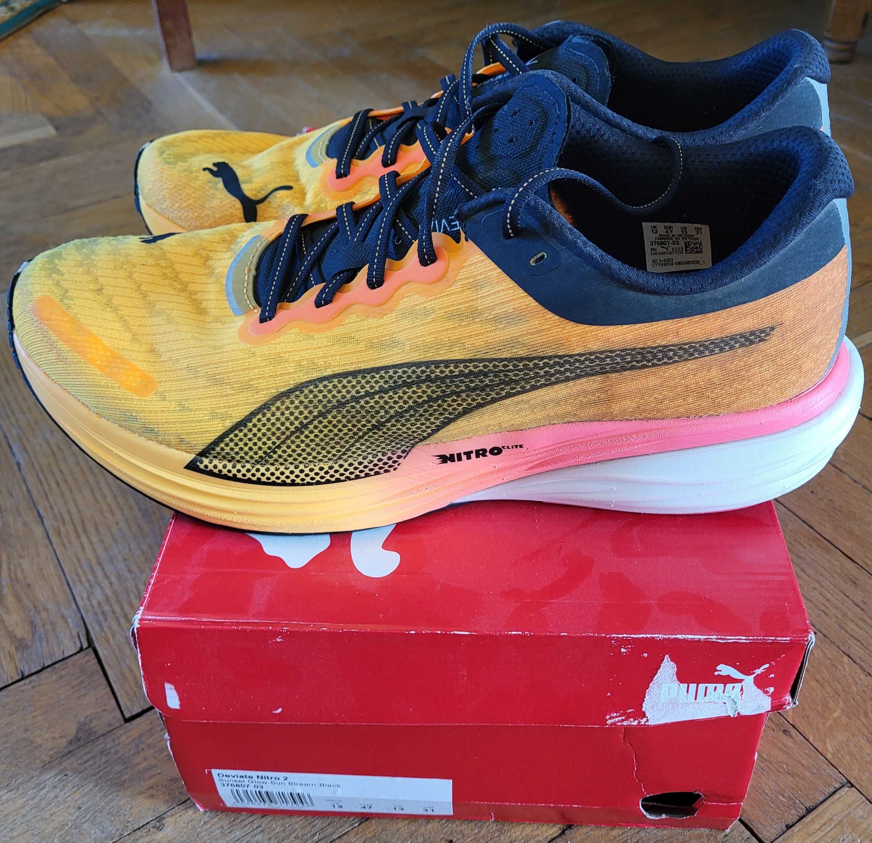 Кросівки PUMA DEVIATE NITRO 2 RUN Mns UK 12, EUR 47, US 13, CM 31.