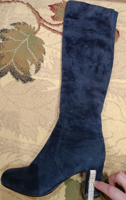 Сапоги женские , натуральная замша