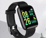 Smartband zegarek sportowy czarny