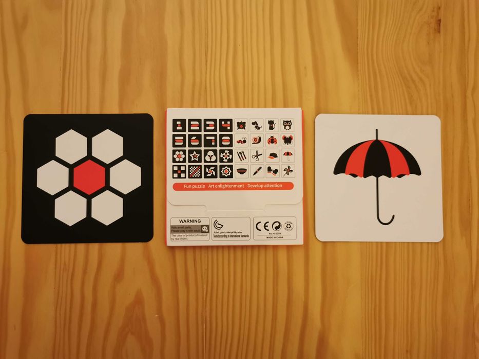 Cartões de Alto Contraste 3-6 Meses | Magia Montessori