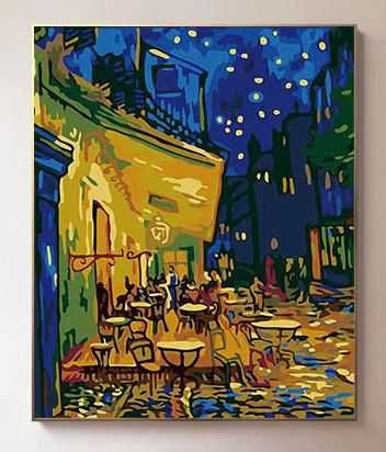 Картина за номерами 40х50см, Ван Гог, Без рамки Малюнок на полотні