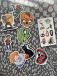 Halloween naklejki i tatuaze nowe swieca w ciemnosci