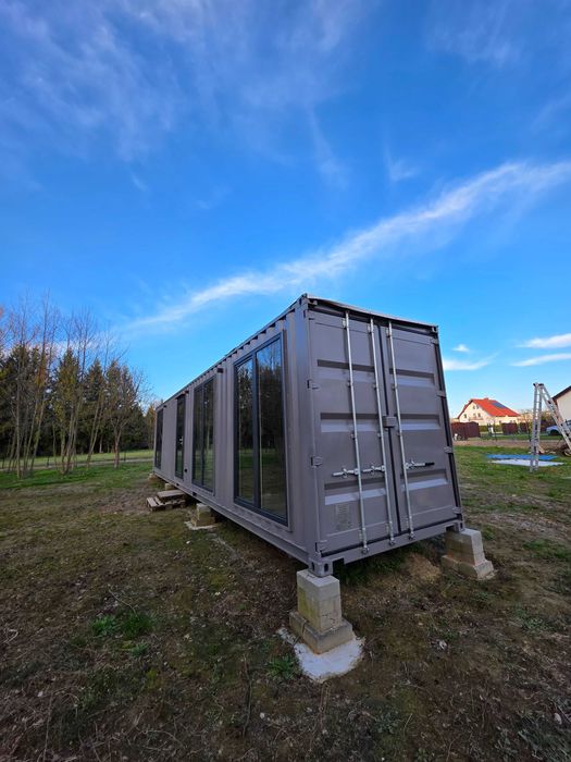 Kontener morski mieszkalny 27m2 mobilny / modułowy / domek całoroczny!