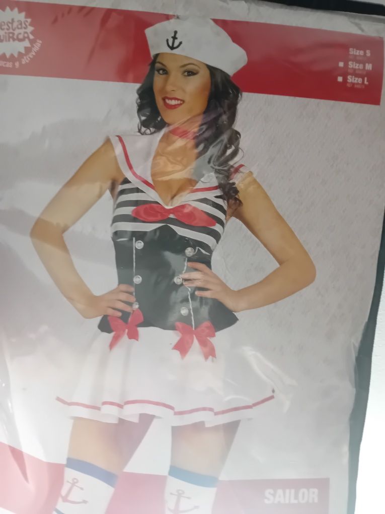 Vendo Traje Carnaval Marinheira tam.S