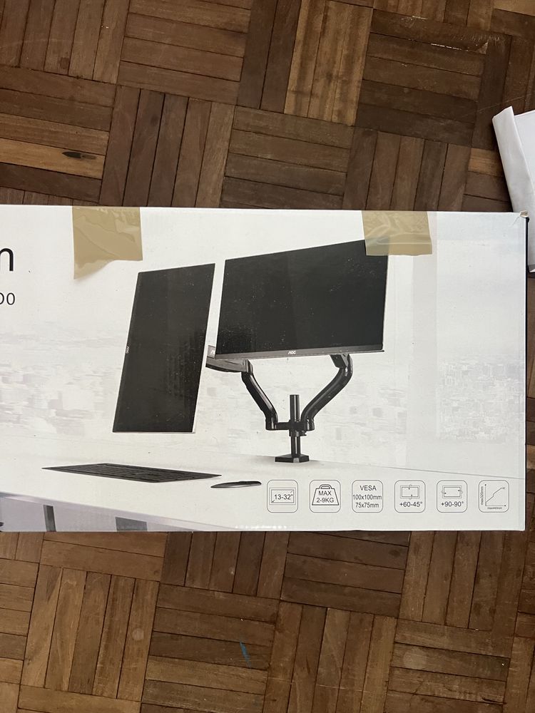 Braço duplo monitor a gás