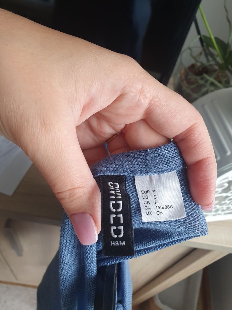 Krótka bluzka z długim rękawem H&M