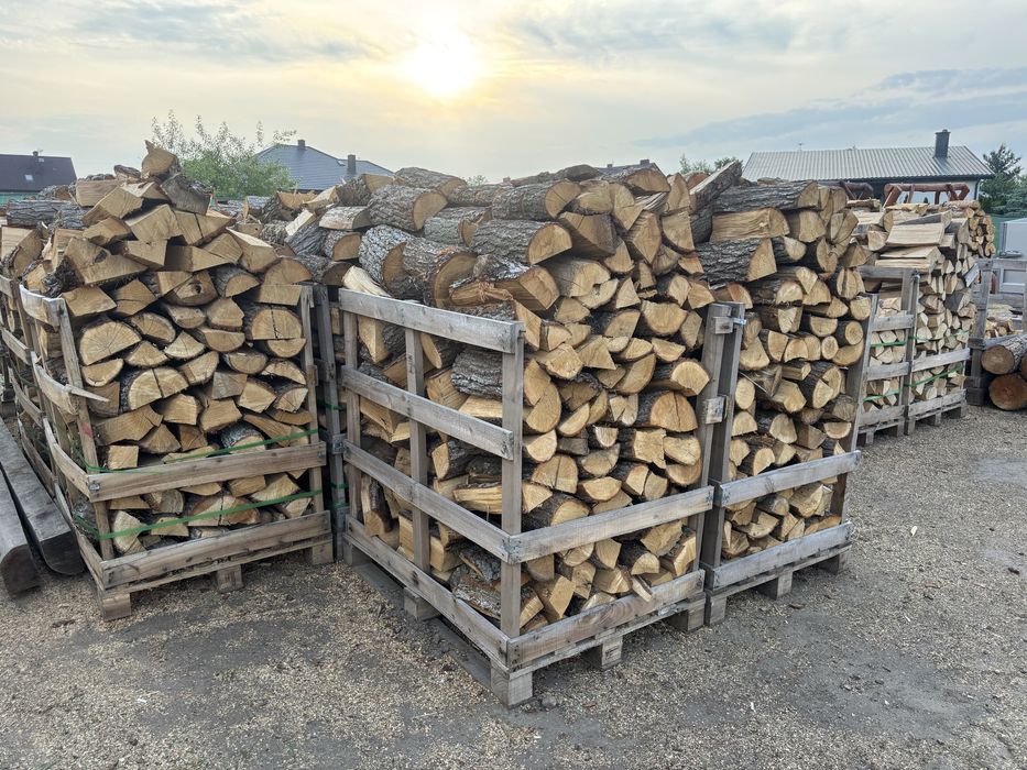 Drewno Opałowe/Kominkowe Drzewo Buk.Dąb.Grab.Brzoza.Olcha.Sosna.Akacja