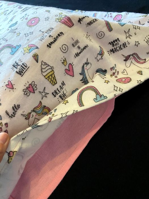 Постільна білизна тепла фланель, рожева (160*80*15