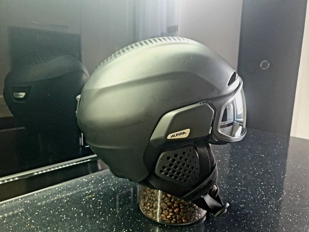 Alpina alto Q-Lite 51 55  kask narciarski dziecięcy szyba młodzieżowy