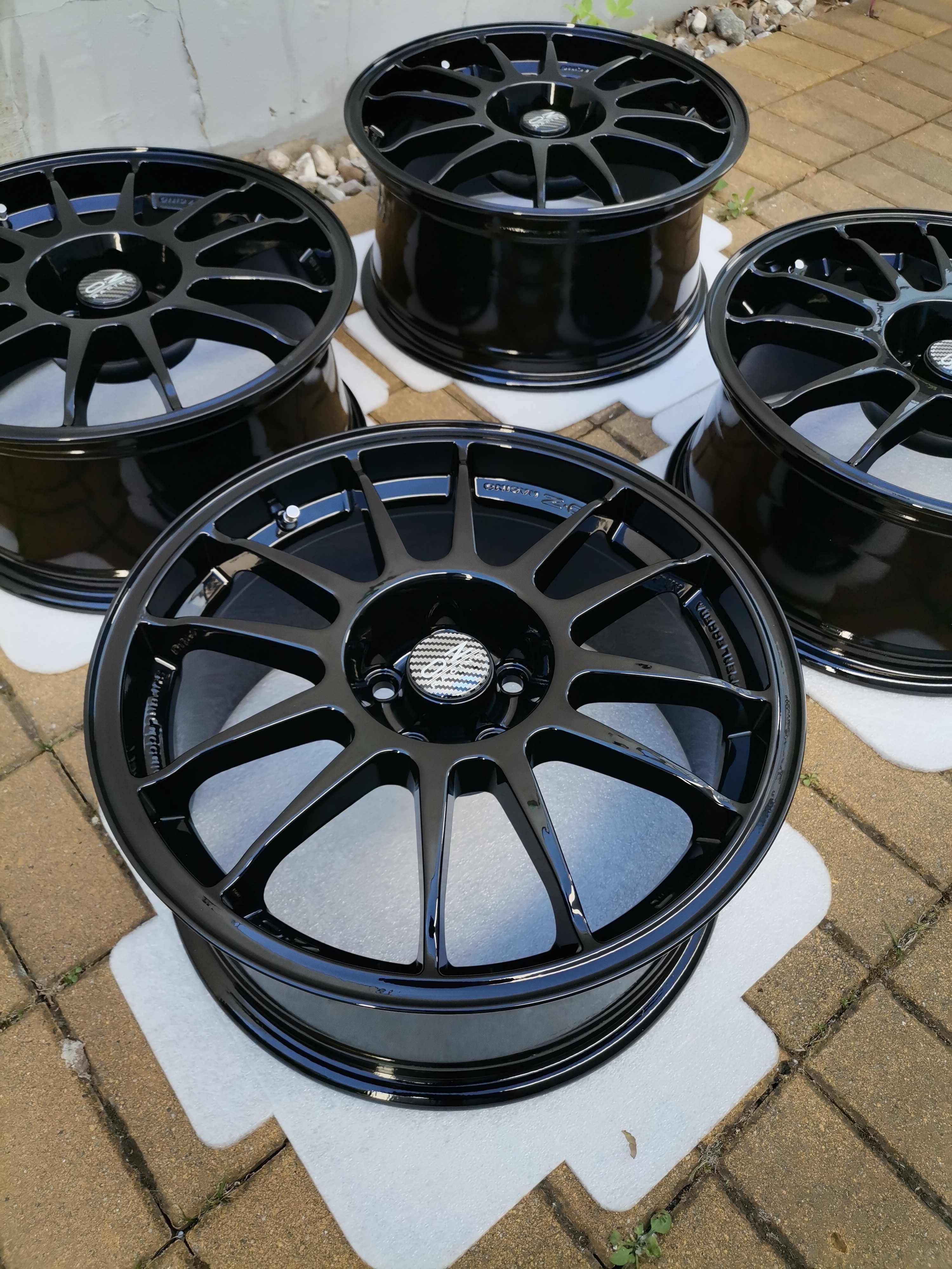 17" 5x100 Oz Superleggera Czarny fortepian Śliczne Vw Skoda Seat.