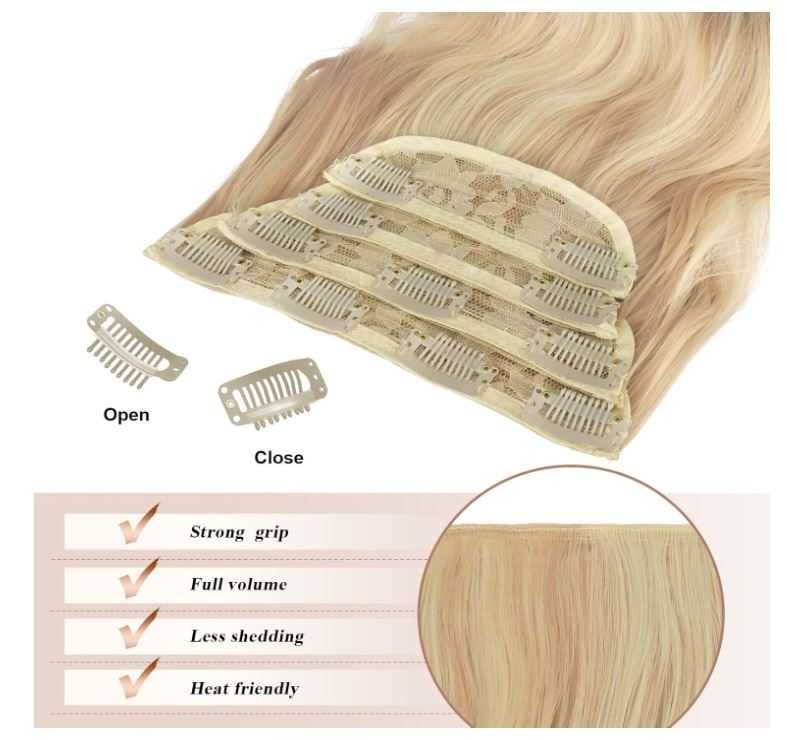 Włosy doczepiane FESHFEN 50cm 180 gram kolor: P86/613A#