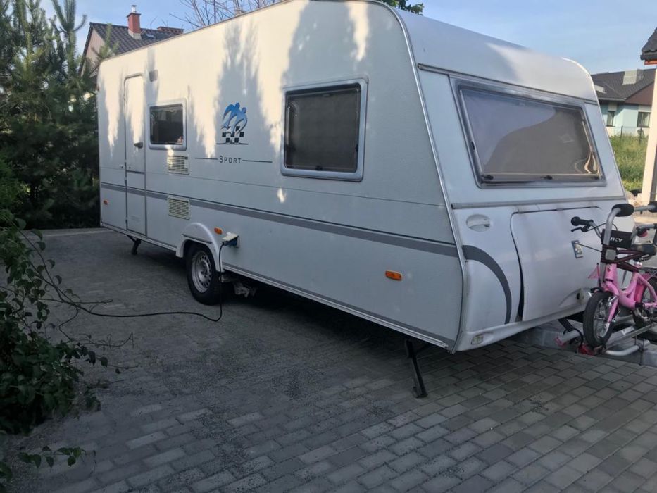 Przyczepa kempingowa knaus sport klima mover