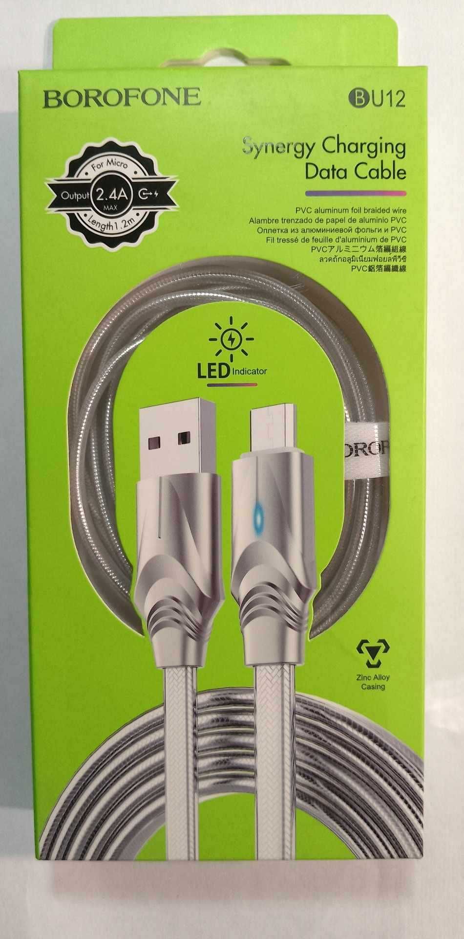 Borofone BU12 Kabel USB do Micro USB 1,2m Synergy