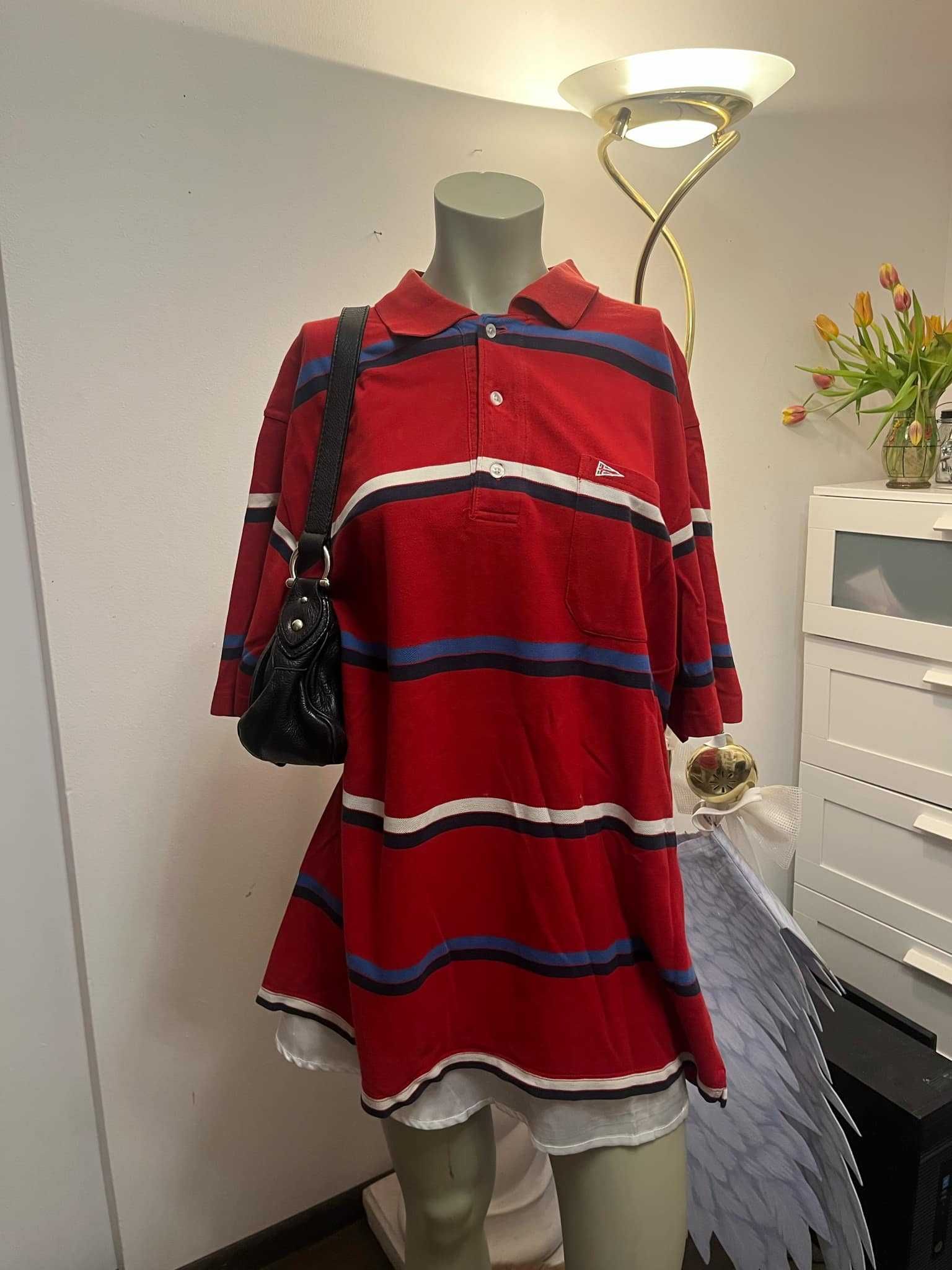 Polo koszula koszulka aesthetic oversize vintage grunge streetwear