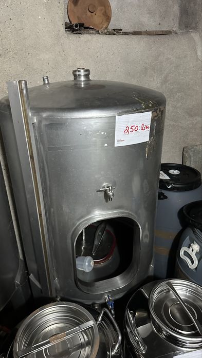 cuba inox 250 litros