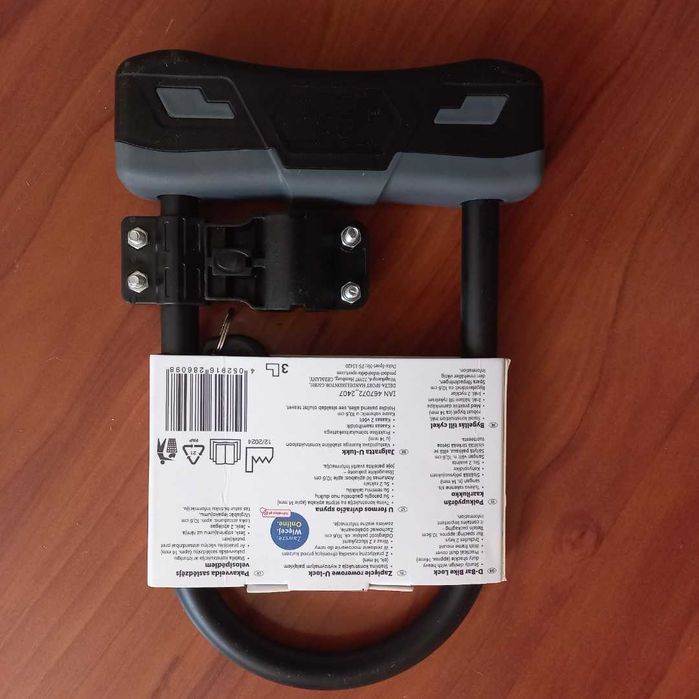 Zapięcie Rowerowe U-lock firmy Crivit