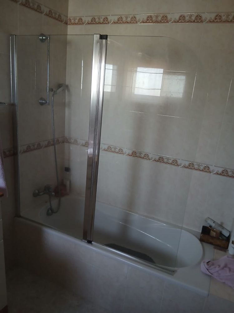 Painel de vidro WC