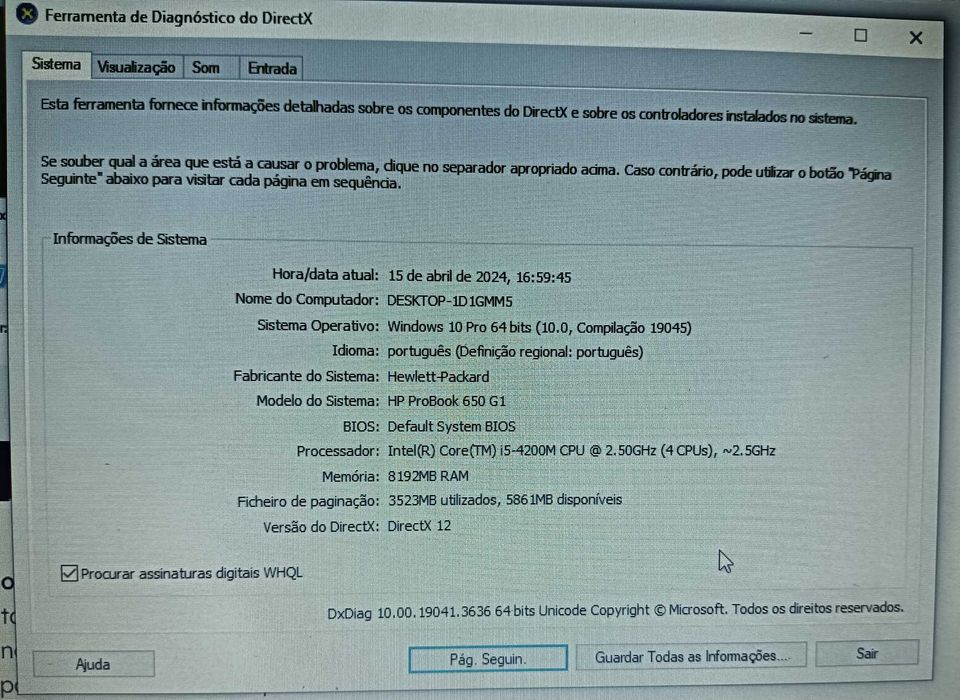 Portátil Recondicionado HP Probook 650 G1 I5