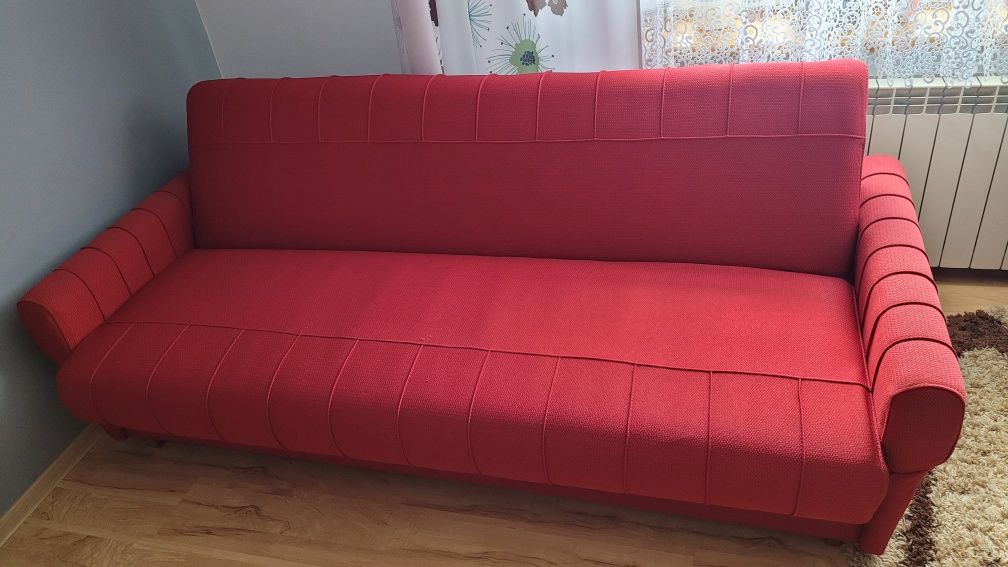 Warsalka 110x210cm czerwona