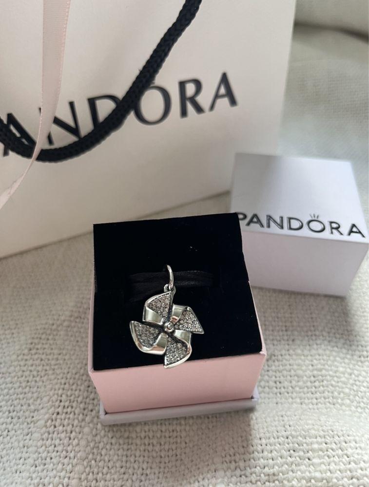 Pandora unikat charms zawieszka srebro wiatrak limitowany ALE 925