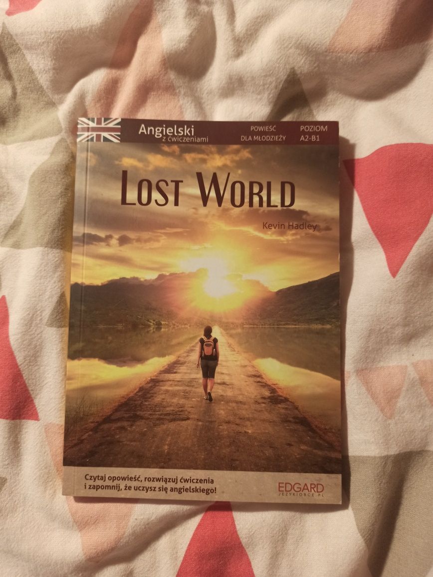 Książka Lost World po angielsku z ćwiczeniami dla młodzieży A2-B1