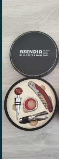 Винный набор сомелье из 4-х предметов в подарочной упаковке ASENDIA