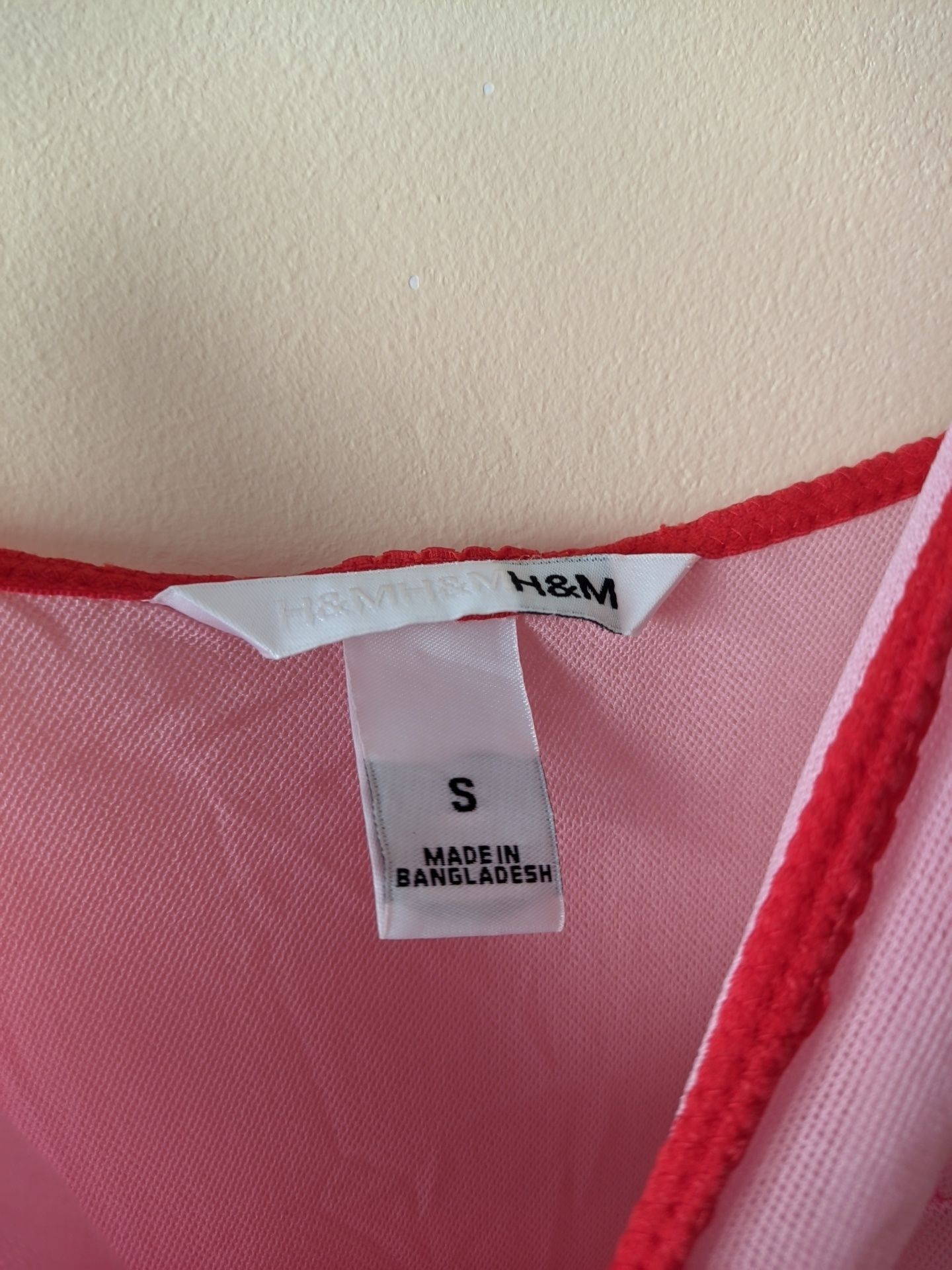 Koszula nocna H&M różowa rozmiar S
