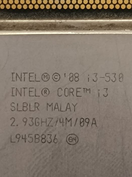 Продам процессор INTEL 08 i3-530