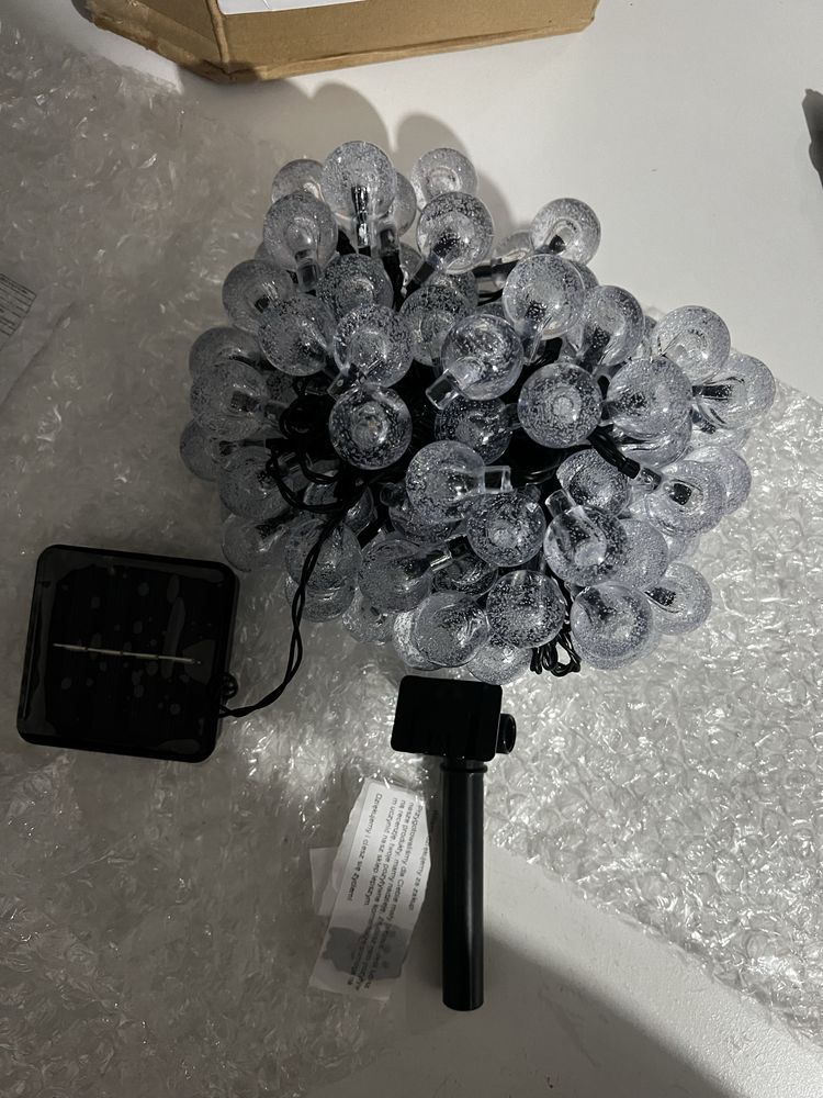 Lampki z solarem 12 m 6sztuk