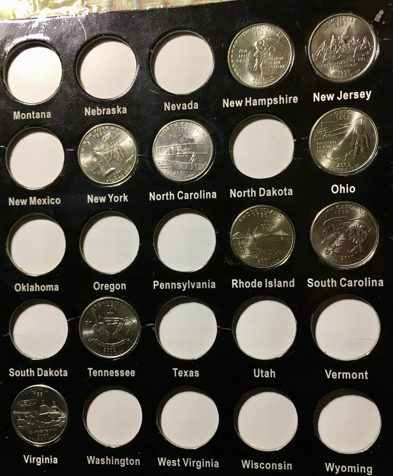 Набор монет 50 штатов США
