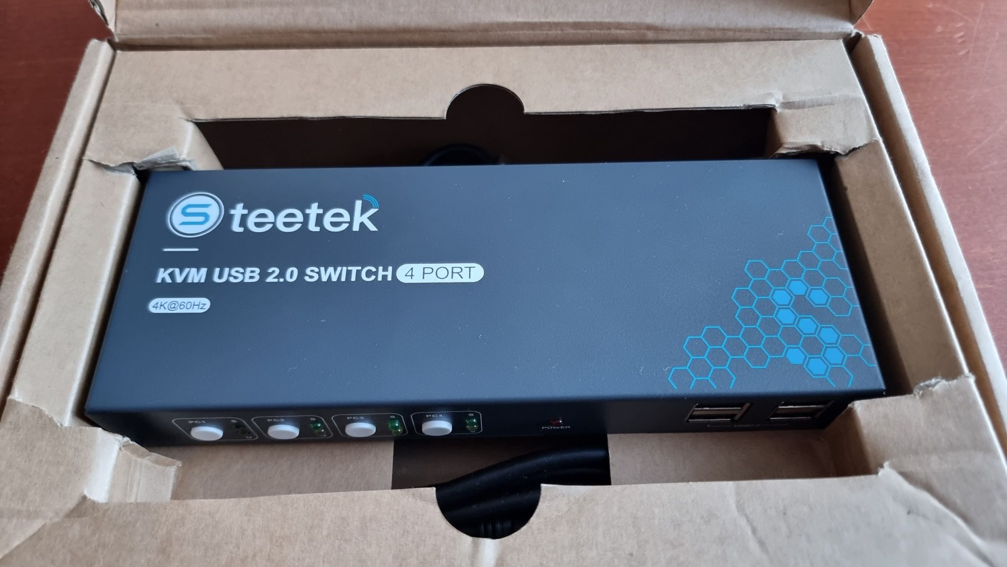 KVM USB Switch S teetek 4K 60hz