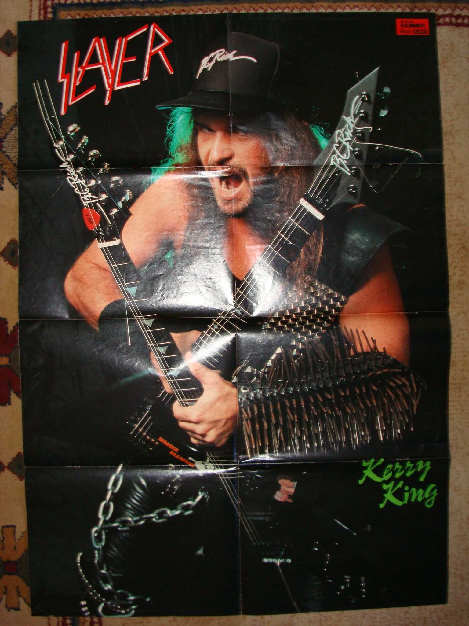 Y. J. Malmsteen e Kerry King dos Slayer poster A1