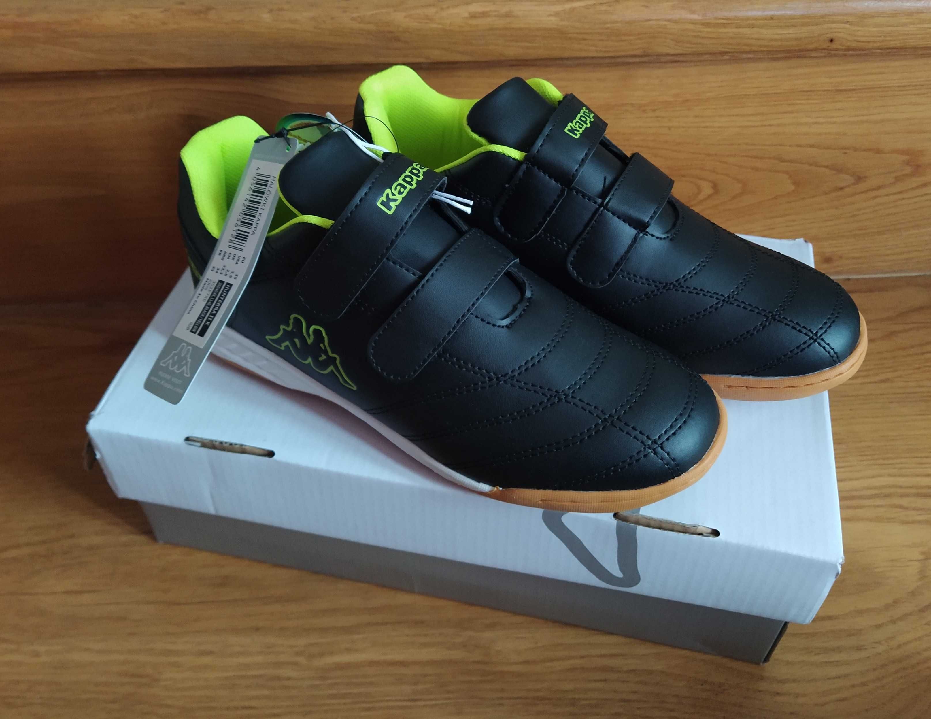 Buty adidasy dziecięce KAPPA halówki 35 czarne nowe