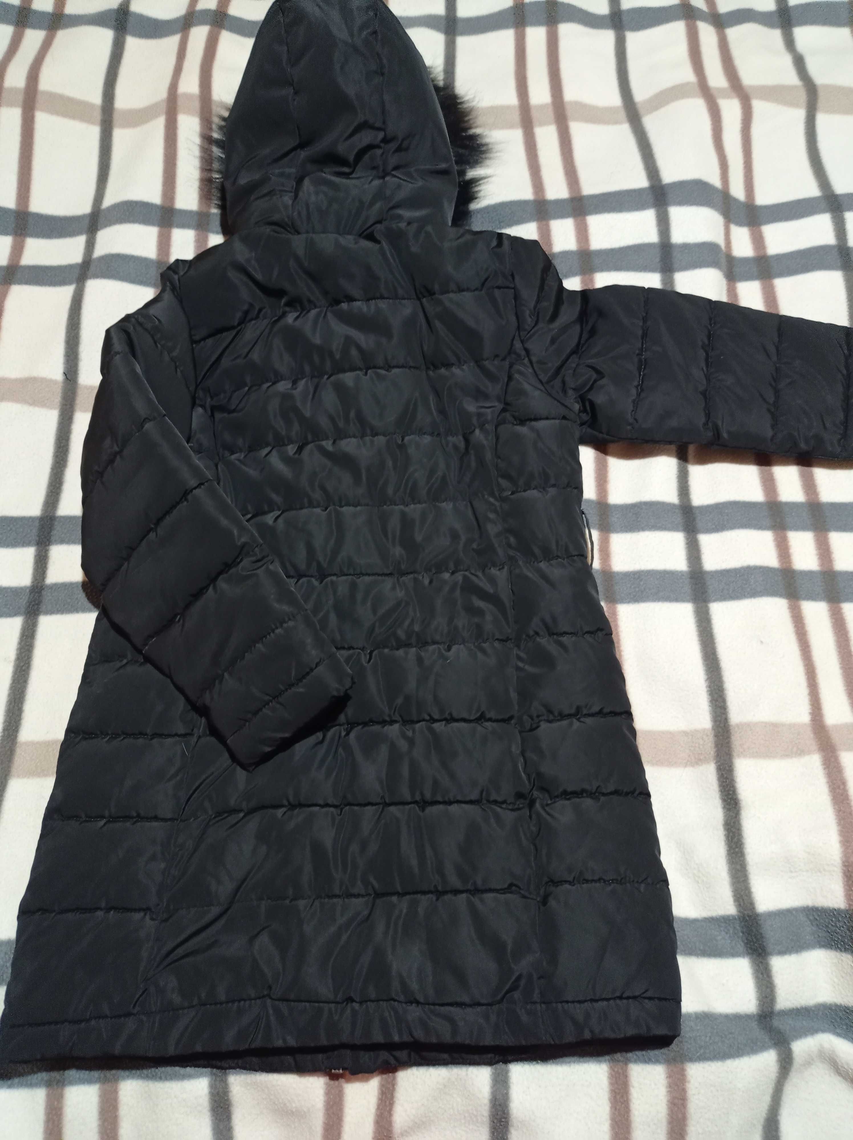 Куртка- пальто зимове 140 для дівчинки