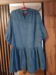 Dżinsowa letnia sukienka Marc OPolo jeans koszula plus size L/XL bufki