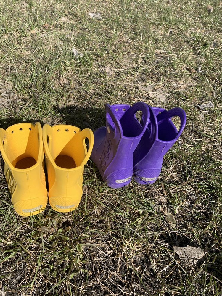 Детские резиновые сапожки Crocs C7