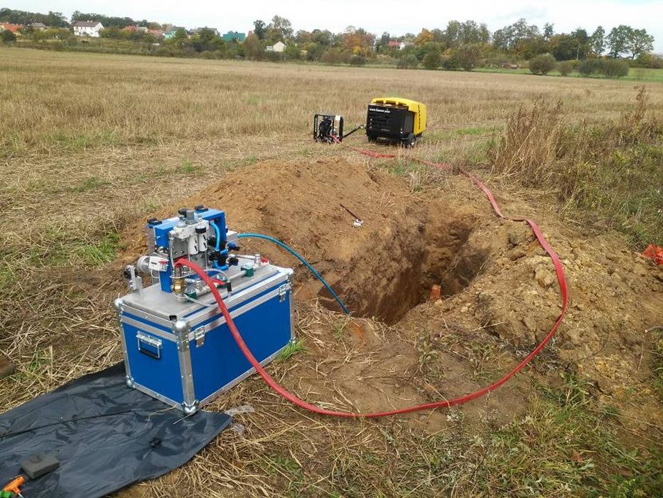 Wdmuchiwarka do światłowodów BLUE DRAGON JET mikrorurki, HDPE