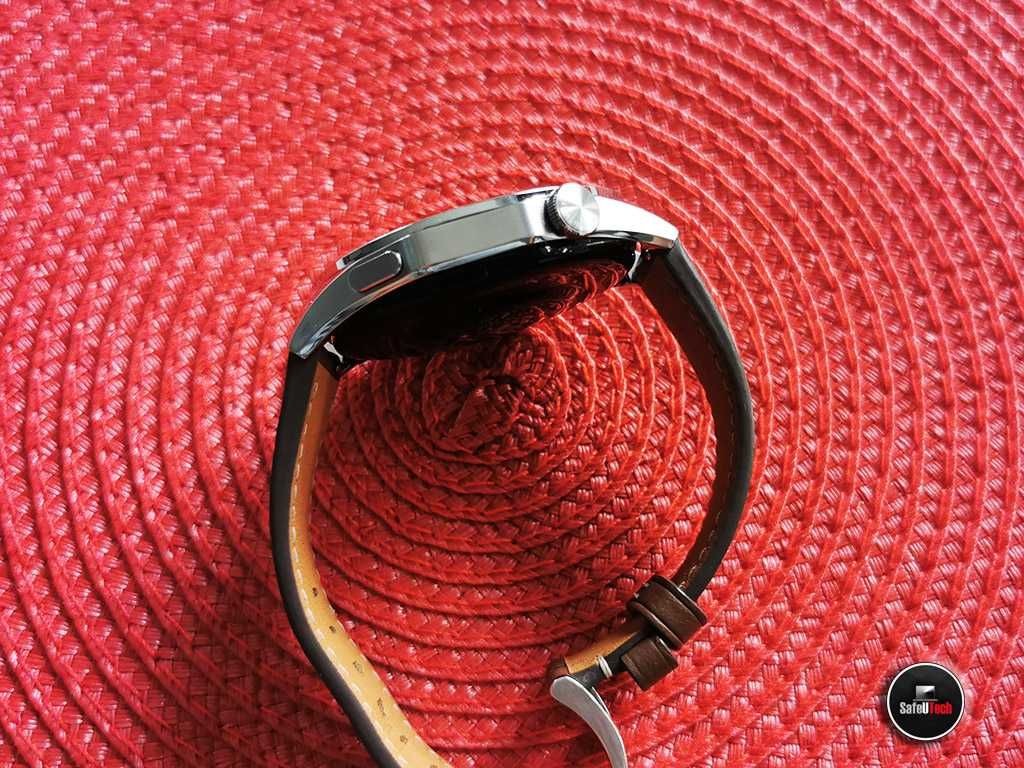 ZADBANY Huawei Watch GT4 Classic 46mm srebrny skóra AMOLED GPS  KPL GW