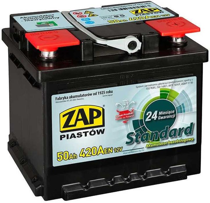 Akumulator ZAP Sznajder 55ah 460 Łomianki Bielany Błonie Nowy Dwór Maz