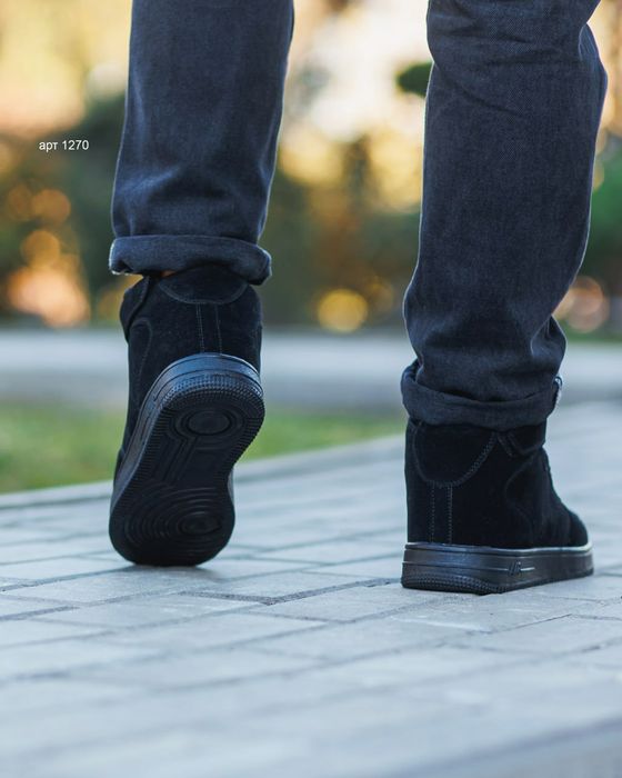 Чоловічі зимні кросівкі, замшеві, зимні, теплі, кроссовки, взуття