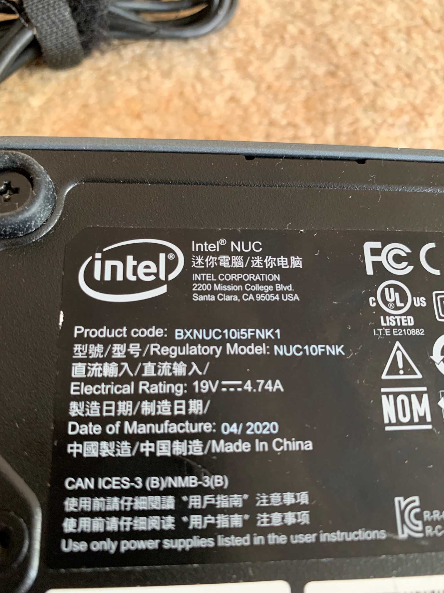 Міні ПК Intel NUC NUC10i5FNH i5-10210u