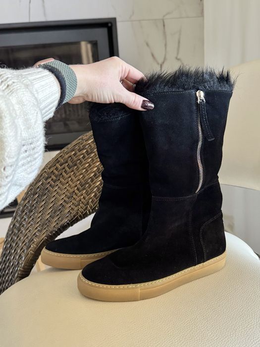 Зимні замшеві черевики Escada 37 розмір