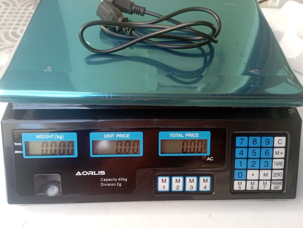 Balança pesa até 40 kg
