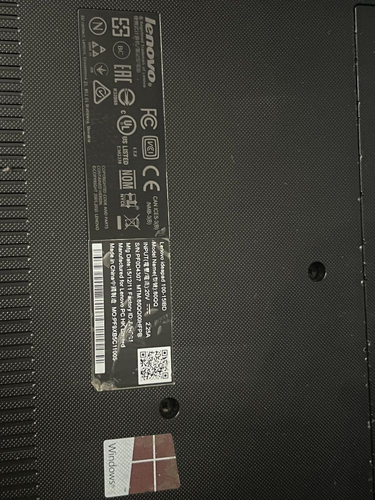 Lenovo ideapad 100-15ibd