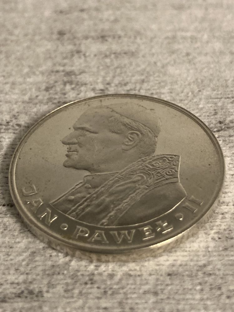 Moneta srebrna 1 000 złotych Jan Paweł II 1982 r lustrzanka